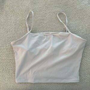 Alo Yoga White Tank/ Sports Bra size small
